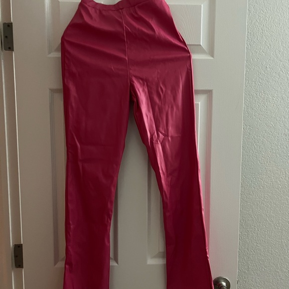 PrettyLittleThing Pink Track Pants - Picture 1 of 1